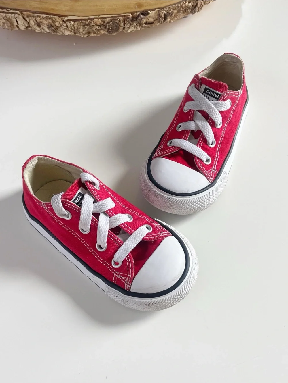Converse Red Low Top Sneakers | Toddler Size 7